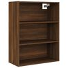 vidaXL Dulap de perete suspendat, stejar maro, 69,5x32,5x90 cm