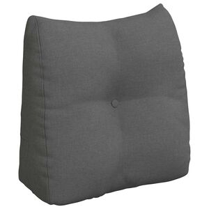 vidaXL Perna pentru spate Gri &icirc;nchis 45 x 24 x 50 cm țesătură