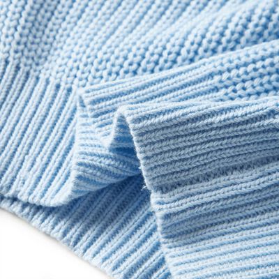 Pulover pentru copii tricotat, albastru, 92