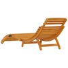 vidaXL Șezlong 2 pcs Maro 55 x 184 x 64cm Lemn Solid de Acacia