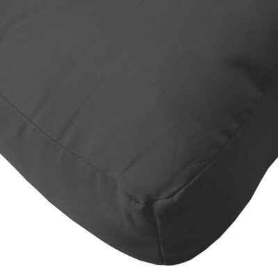 vidaXL Pernă pentru paleți, negru, 70x70x12 cm, material textil
