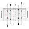 vidaXL Masă de Foosball Alb 125 x 60,5 x 80 cm Lemn compozit