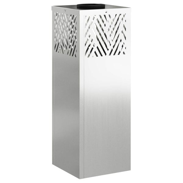 vidaXL Lumină LED Solară pentru Alei 2 pcs Galvanizat Galvanizat