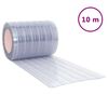 vidaXL Perdea pentru ușă, transparent, 300 mmx2,6 mm 10 m, PVC