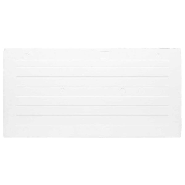 vidaXL Panouri de perete 10 pcs Gri deschis și alb. 100 x 50 cm