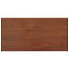 vidaXL Prag de fereastră Lemn brun 60 x 40 x 4,5 cm PVC