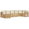 vidaXL Set de canapele de exterior 7 buc. Alb