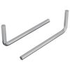 vidaXL Cheie Hexagonală 2 buc. Argintiu 22 x 66 mm Oțel