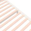 vidaXL Cadru de pat King Size, alb, 150x200 cm, lemn masiv