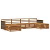 vidaXL Set de canapele de exterior 6 buc. Lemn Solid de Acacia