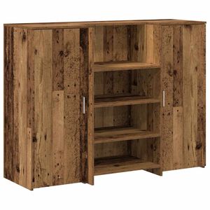 vidaXL Birou de recepție Lemn vechi 135x50x103,5 cm Lemn prelucrat