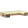 vidaXL Seturi de canapele 10 buc. Lemn Solid de Acacia