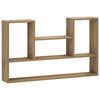vidaXL Raft de perete Stejar Artizanal 100 x 17 x 60 cm Lemn prelucrat