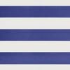 vidaXL Copertină retractabilă albastru/alb, 3x2,5 m, textil/aluminiu