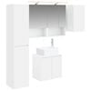 vidaXL Set dulap baie 5 pcs Alb 50 x 14,5 x 70 cm Lemn prelucrat