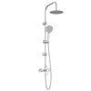 vidaXL Sistem de Duș Crom Oţel inoxidabil 21 x 48 x 112 cm