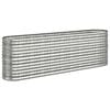 vidaXL Strat &icirc;nălțat grădină 224x40x68 cm oțel galvanizat