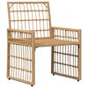 vidaXL Set de Mobilier pentru Exterior 3 pcs Alb Natural și Crem