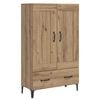 vidaXL Bufet Stejar Artizanal 70 x 31 x 115 cm Lemn prelucrat