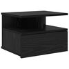 vidaXL Noptieră Suspendată Stejar Negru 40 x 31 x 28 cm Lemn prelucrat