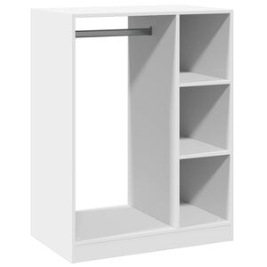 vidaXL Dulap, alb, 77x48x102 cm, lemn prelucrat