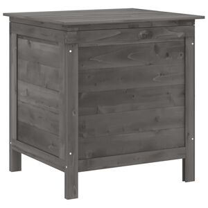 vidaXL Ladă depozitare grădină antracit 50x49x56,5 cm lemn masiv brad