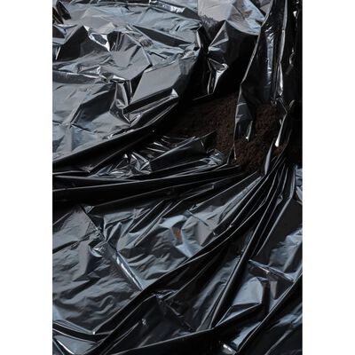 Nature Folie de acoperire, negru, 3x4 m, 150µ