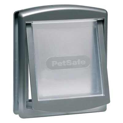PetSafe Ușă pentru animale de companie 2 căi 757 medie alb 26,7x22,8cm