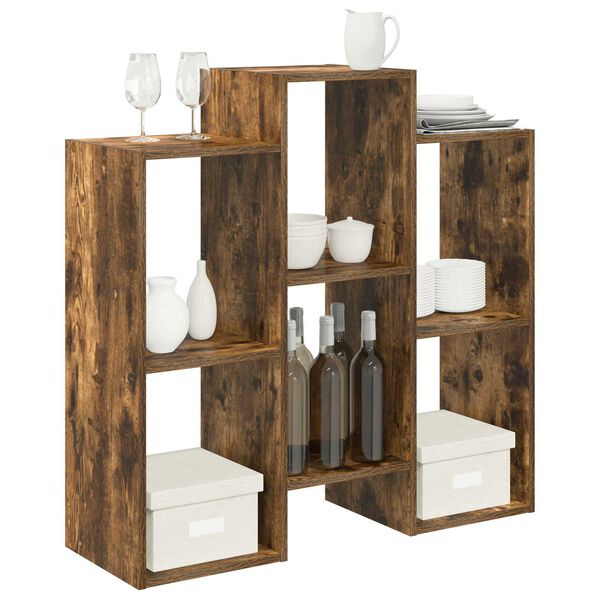 vidaXL Bufet Stejar fumuriu 90 x 30 x 90 cm