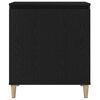 vidaXL Bufet Negru 60 x 35 x 70 cm Lemn compozit