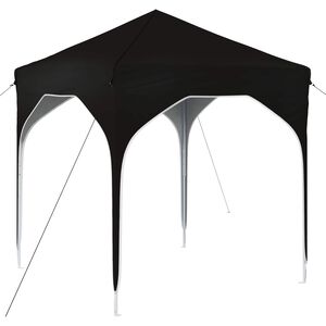 vidaXL Cort de Petrecere Pop-up 194 x 194 x 245 cm Negru