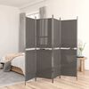 vidaXL Paravan de cameră cu 4 panouri, antracit, 200 x 180 cm, textil