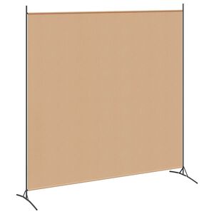 vidaXL Separator pentru cameră cu un singur panou Bej 175 x 180 cm
