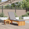 vidaXL Șezlong Ulei Natural 200 x 55 x 94 cm Lemn masiv de acacia