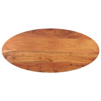 vidaXL Blat de masă oval, 120x50x3,8 cm, lemn masiv de acacia