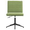 vidaXL Scaune de bucătărie, 4 buc., verde deschis, catifea
