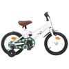 vidaXL Bicicletă pentru Copii 14 Inci pentru 3-5 ani Alb