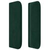 vidaXL Tăblie pat cu aripioare verde &icirc;nchis 83x16x78/88 cm catifea