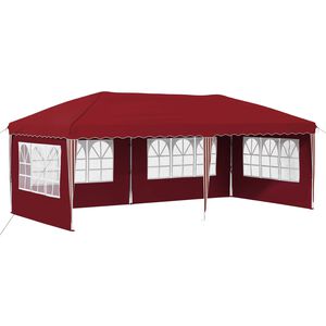 vidaXL Cort de Petrecere Pop-up 575 x 289 x 245 cm Burgundy