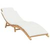 vidaXL Șezlong de grădină Maro 198 x 55 x 58,5 cm Lemn solid de tec