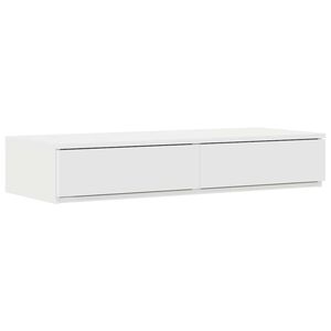 vidaXL Sertare pentru pat Alb 100 x 36,5 x 16,5 cm Lemn prelucrat
