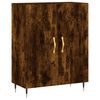 vidaXL Dulap, stejar fumuriu, 69,5x34x90 cm, lemn compozit
