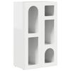 vidaXL Bufet ELST Alb lucios 59 x 35 x 100,5 cm Lemn prelucrat