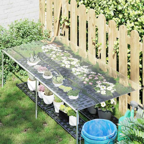 vidaXL Prelata transparenta cu ochiuri 1x2 m PVC