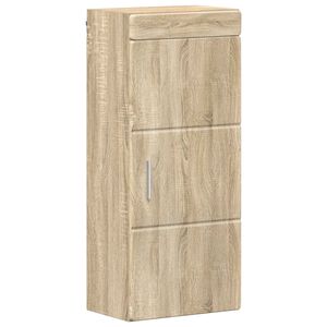 vidaXL Dulap de perete pentru baie TULUM Stejar Sonoma Lemn compozit