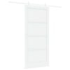 vidaXL Ușă glisantă 93 x 202 cm Lemn prelucrat Alb