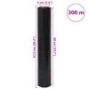 vidaXL Film extensibil 2 buc Negru 30 &mu;m 50 cm x 300 m