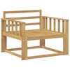 vidaXL Canapea Medie pentru Exterior Lemn Solid de Acacia Alb