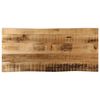 vidaXL Blat de masă contur organic 80x40x2,5 cm lemn masiv mango brut