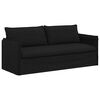 vidaXL Set de canapea 2 pcs Negru 196 x 82 x 85 cm țesătură